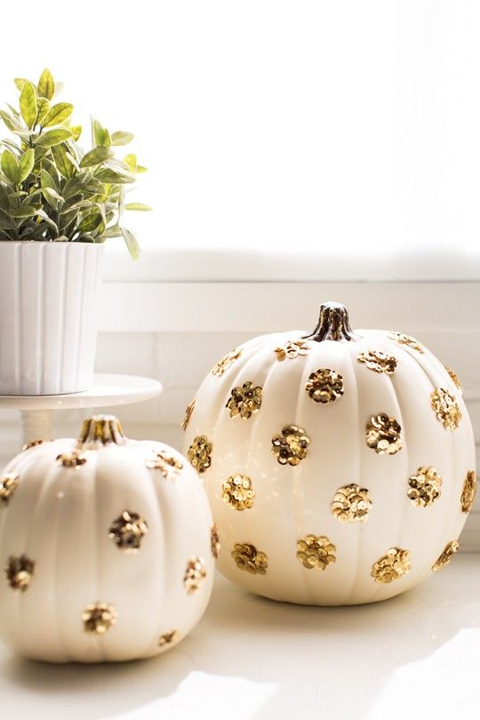 metallic pumpkin